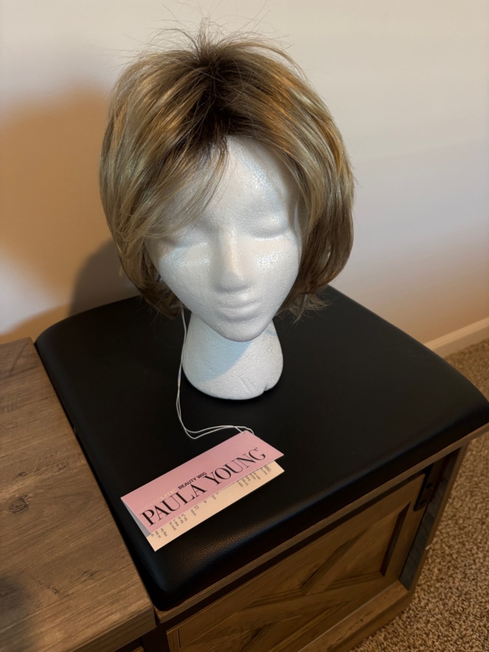 Paula Young Short Layered Wig in Blonde Brown